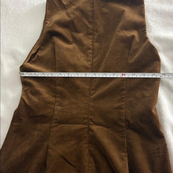 Zara Tan Corduroy Mini Dress - Picture 4 of 6